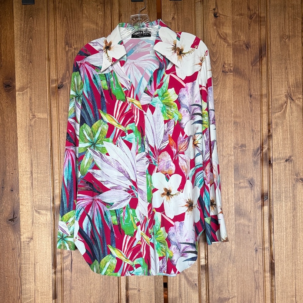 Chiara Boni Multicolor Floral Blouse